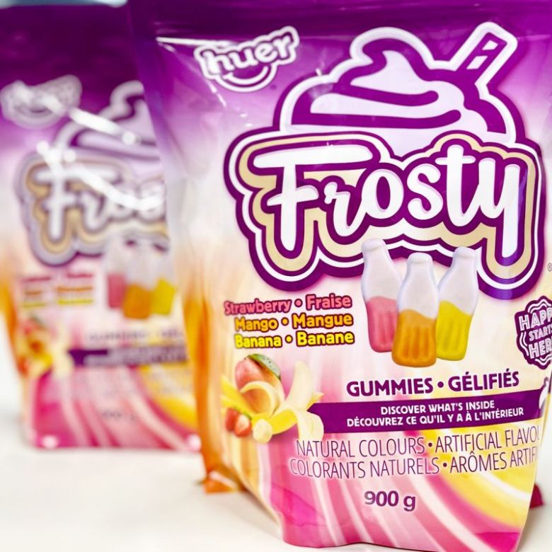 Huer Frosty gummies packaging
