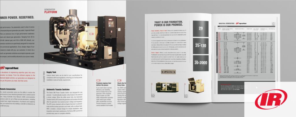 Ingersoll Rand generator brochure