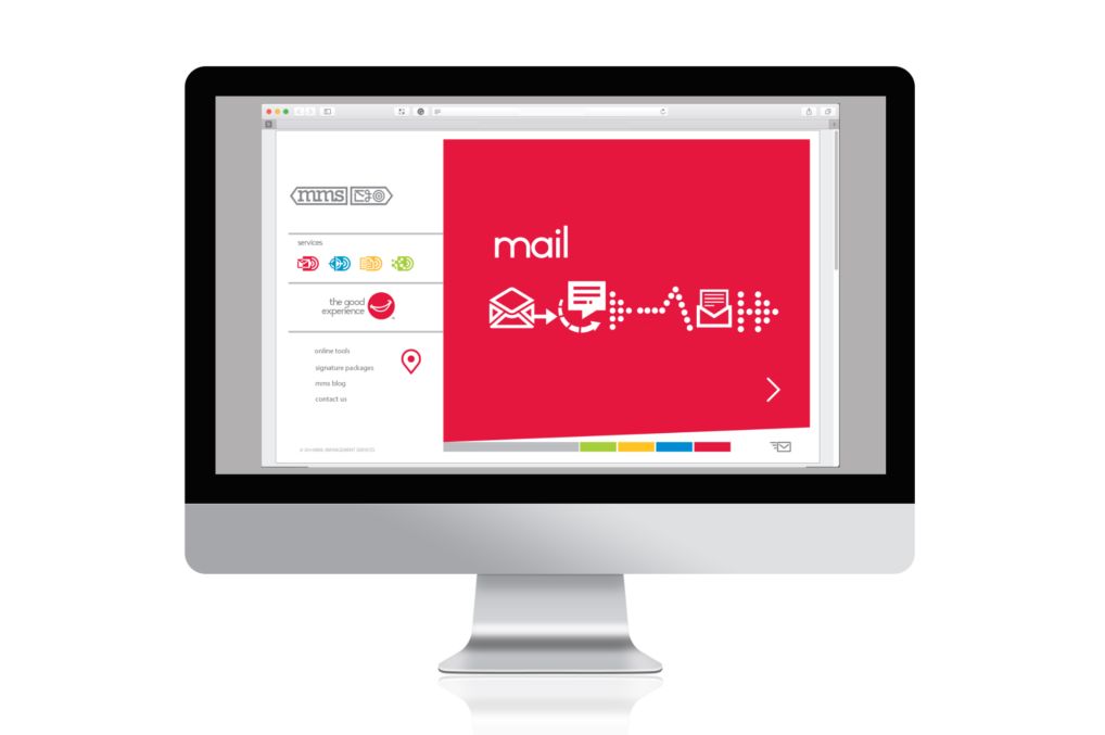 MMS website on a desktop screen