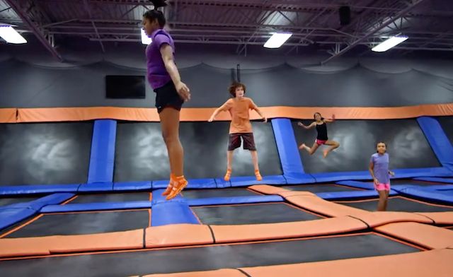 Sky Zone Charlotte trampoline park